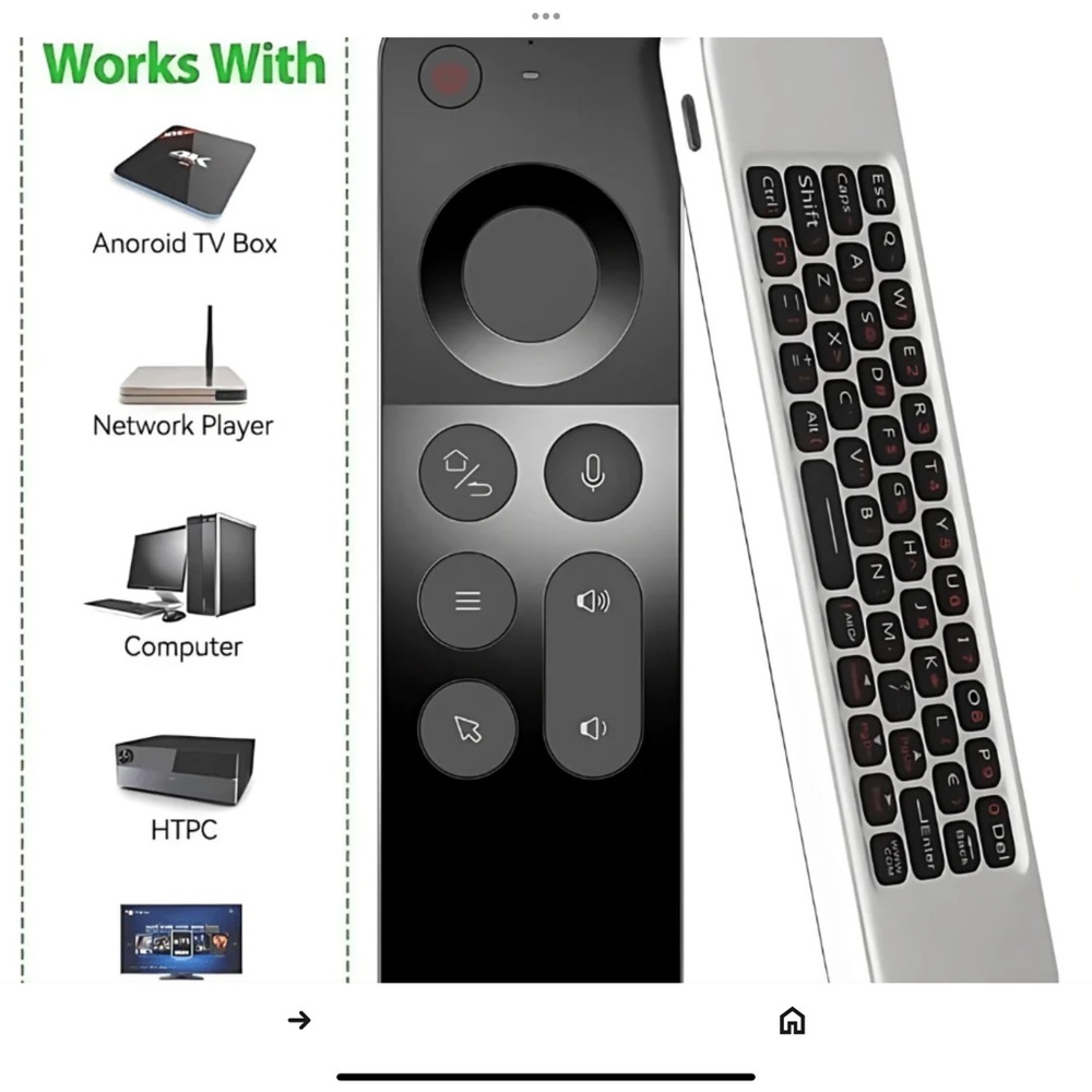 W3 Air Mouse - Black